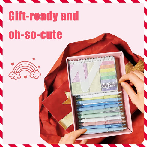 Atsrly 30PCS Set A6 Set 4 880 25 Cute Spiral Notebook Stationary For Women, Portable Bible Journal with Notebooks