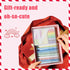 Atsrly 30PCS Set A6 Set 4 880 25 Cute Spiral Notebook Stationary For Women, Portable Bible Journal with Notebooks