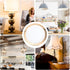 Kisangel Dustproof Lampshade Cover with Shiny Iron Ring Ceiling Lamp Shade Protector Dust for Chandelier and Lamp Decor