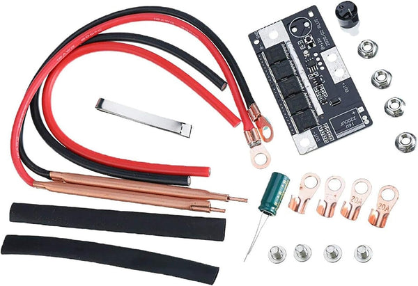 DIY Portable Battery Storage Spot Welder Set, 12V Unassembled Welding Machine for Solder Circuit Board