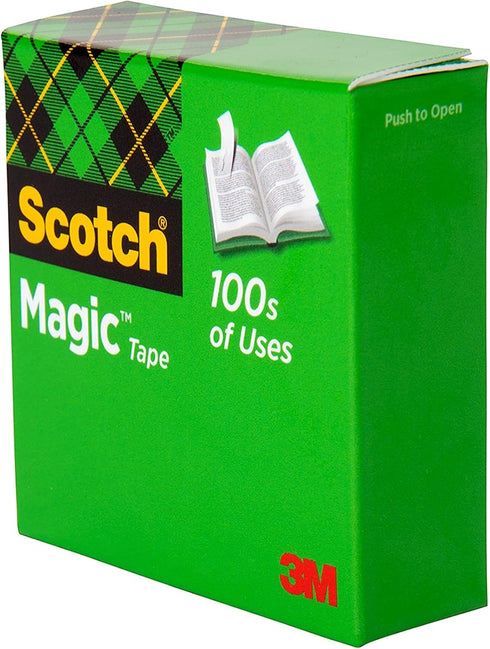 Scotch Magic Tape, Invisible, Home Office & Back to School Supplies, 1 Roll