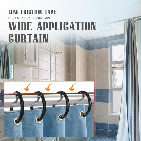 1 Roll Low Friction Tape, 1 Inch x 33 Feet, Squeak Resistant, Surface Protection Tape for Drawer, Cabinet, Furniture,