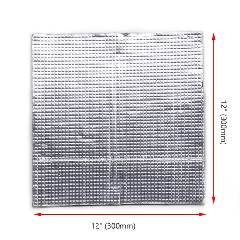 FYSETC 2pcs 3D Printer Insulation Heated Bed Foam Foil: 12" x 12" x 0.3" for CR-10/10S/Ender 3 Max