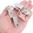 10 0.7 Inch uxcell Pcs Z Shape Corner Bracket, Right Angle Picture Frame Braces Bracket Shelf Brackets Fastener