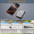 7 IP65 (8pack) Solar Fence Lights Outdoor, Fixed Colors Color Changing Waterproof Solar Powered Lights