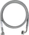 Certified Appliance Accessories Washing Machine Hose with 90 Degree Elbow, 6 Feet, Premium Braided Stainless Steel