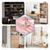 Fuvylonk 108 Closet 4 5mm 1/4inch Pcs Shelf Pins Kit, Metal Nickel Plated Shelf Support Pin, Bookshelf Pegs Cabinet