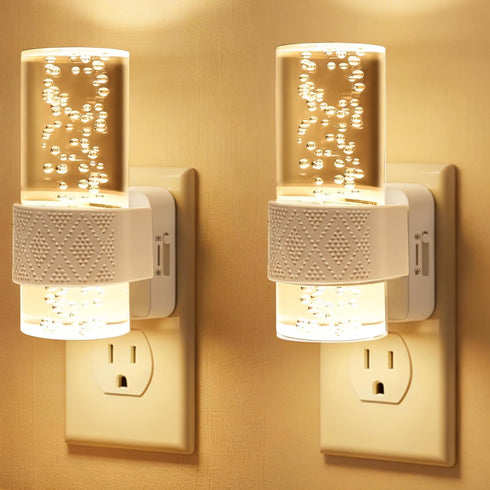 LED Night Lights Plug into Wall, 2 Pack Plug in Night Light