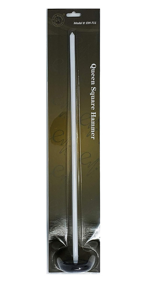 Hammer EMI Diagnostic Queen Square Reflex for Medical Exams, Nerve Testing, and Physical Therapy (White handle)