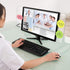 Zonon 2 Pieces Monitor Memo Board, Memo Boards for Computers Transparent Acrylic Monitor Side Panel Office Desk