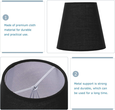 Cloth Lamp Shades for Table and Floor Lamps for Living Room Bedroom and Boys and Girls Room Decor Easy to Install
