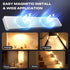 LUMIJOLI 2500maAh Closet (2, 14 Inch) Under Cabinet Lighting Wireless LED Motion Sensor Magnetic Light Rechargeable