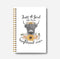 Highland Cow Notebook, Western Cow Gifts, Spiral Notebook 5.5x8.3, Highland Cow Office Supplies, Just a Girl Who Loves