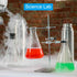 PATIKIL Erlenmeyer Flask, 3 Pcs 50ml 125ml 250ml Narrow Mouth Graduated Plastic Flasks for Lab Chemistry Study