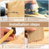 Sukh 200Pcs Wooden Dowel Pins, Fluted Wood Dowels for Furniture and Woodworking Projects