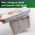 IDL Packaging 5"x 1000' Stretch Wrap Mini Roll 80 Gauge with Cardboard Handle (Pack of 2 Rolls) - Extra Sticky Clear