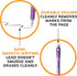 BIC Velocity Mechanical Pencils, 4-Count Pack, Medium Point (0.7mm), Colorful Barrel, with Eraser and Lead Refills