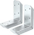 SecureLatch 3"3"1.2" 90 Degree Galvanized Corner Brace, Heavy Duty L Shape Bracket for