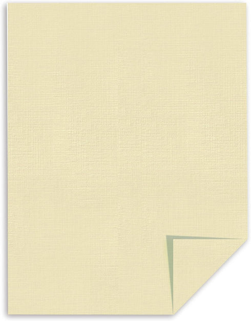 564C 25% 24 lbs. 8-1/2 11 500/Box Southworth Cotton Linen Business Paper Ivory x FSC