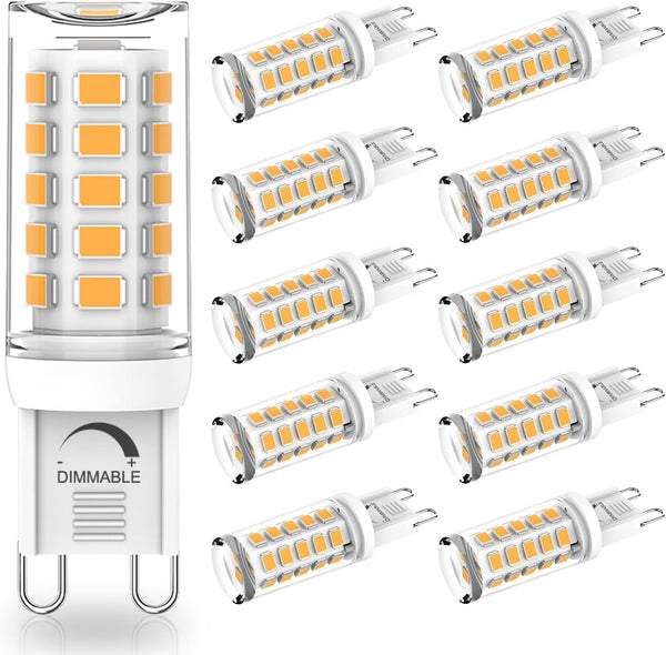 YUIIP G9 LED Bulb Dimmable 4W, 40W Halogen Equivalent, 3000K Warm White