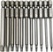 YDLQWCZ Security Torx Bit 11 Pieces 1/4 Inch Hex Shank T6 T7
