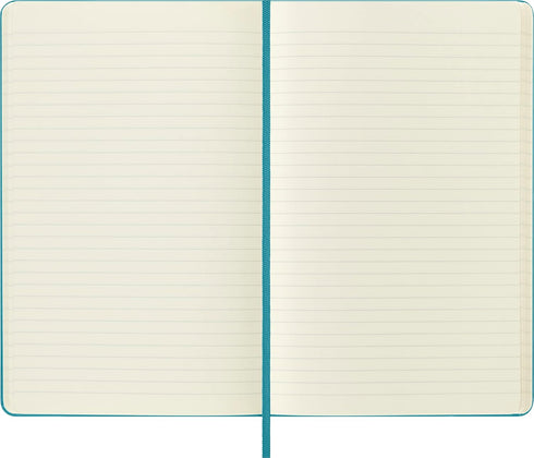 Moleskine Classic Notebook, Hard Cover, Large (5" x 8.25") Ruled, Reef Blue, 240 Pages