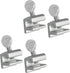 4 Pack Sliding Window Locks Adjustable Aluminum No-Drill Security Locks for Sliding Windows & Doors