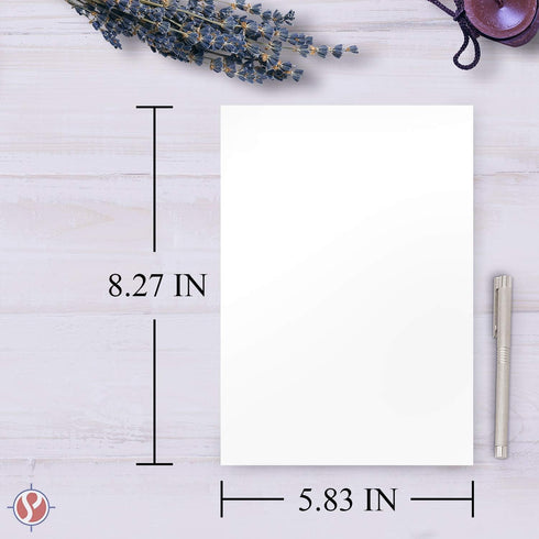 A5 24 lb (90 5.83" 8.27" inches (148 210 mm A4) 250 Premium Multi Purpose White Paper - GSM) | For Copy, Printing