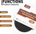 Yotache Foam Strips Adhesive 1" x 1/16, Close Cell Foam Rubber Weather Stripping Tape Seal for Doors