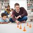 TOPPERFUN 30Pcs 1in Mini Traffic Cones, Mini Cones Orange Small Roadblock Construction Signs, Tiny Traffic Toys