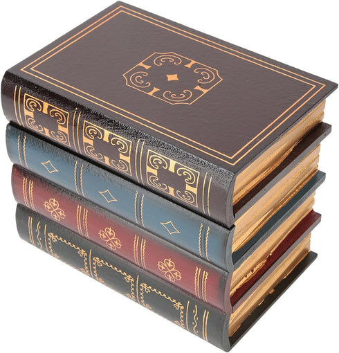 Book Safe, European Style Decorative Fake Book, Hollowed Out Decorative Faux Books,