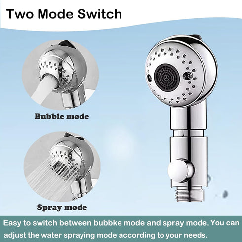 FUMOLEER 1/4 Shampoo Bowl Hose and Sprayer, Nut Stainless Steel Salon Sink Hose with Spray Head Replacement Part