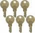 6PCS E114 E-114 Paper Towel Dispenser Keys for Toilet Paper Dispenser Toilet Tissue Dispensers & Soap Key Bob