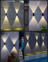3000K/4000K/6000K 3 2 Solar Fence Lights Outdoor, Modes Solar Wall Lights Outdoor Waterproof, Up&Down Dual-Head Outdoor