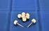 TEMO 100 pc Felt Polishing Wool Bob Burr, 1/2 Inch Diameter for Dremel Rotary Tools