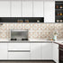 White Contact Paper, 15.7"X78.8" Peel and Stick Wallpaper, Shiny Glitter Self Adhesive Removable Vinyl Film for Cabinets