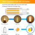 G9 LED Bulb Dimmable 8W, 60-80 Watt T4 G9 Halogen Equivalent, 2700K Soft Warm White, 5 PCS