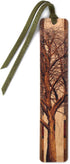 Winter Willow Tree Wooden Bookmark, Personalization Available, Made in USA