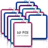 Outus 10 Pcs Mini White Boards 8.5 x 11'' | Mini Magnetic Dry Erase Board, Small Colored Double Sided Writable Graffiti
