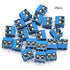 DGZZI 50pcs Blue 5mm Pitch PCB Mount Screw Terminal Block Connector for Arduino (20pcs 2 Pin + 15pcs 3 Pin + 15pcs 4