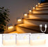 3 Pack Rechargeable Motion Sensor Stair Lights for Indoor, Wireless Battery Operated