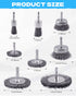 24 Set 1/4-Inch Rocaris PCS Wire Wheel Brush for Drill , Carbon Steel Drill Wire Brush with Hex Shank for Rust Removal