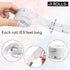 3 Rolls 10.5 Feet Caulk Tape Toilet Caulking Strip Self Adhesive Caulk Strip Bathroom Caulk Tape Sealing Strip Bathtub Tape Peel and Stick Caulk Strip, 1.5 Inches (White Marble)