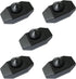 ITROLLE 5PCS Black PC Material Inline Dimming Switch Floor/Table Lamp Switch Replacement Suitable