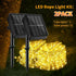 2 Pack IP65 39FT 100LEDs LairtPOW Solar Rope Light Waterproof Outdoor LED Solar Outdoor Lights for Party Garden Yard