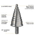 4241 HSS Large Step Drill Bits Set, 1/2", 7/8", & 1-3/8" for Hole Drilling in Iron, Copper, Aluminum, Wood