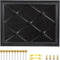 Black Felt Memo Bulletin Board with Frame, 17x13 inches Pin Board for Home Office School Wall Decor
