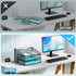 Mesh Letter Tray Desk Organizer with Vertical Section and 3 Paper Trays, Blank File Organizer