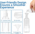 IUMLXJO 20Pcs 100ml/3.5oz 120Pcs Small Spray Bottles, Plastic Travel Bottles with Funnels & Labels, Clear Empty