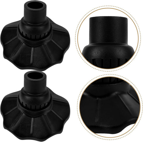 4pcs KALLORY Folding Chair Feet Caps Non-Slip Floor Protectors Chair Leg Covers Anti-Sinking Outdoor Furniture